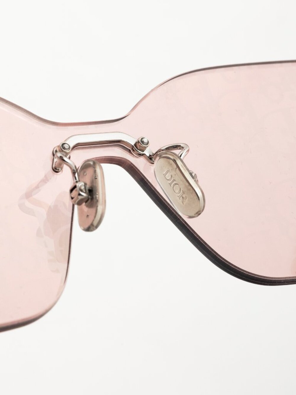 Christian Dior DiorClub M6U Pink Monogram Shield Sunglasses - Picture 7 of 9